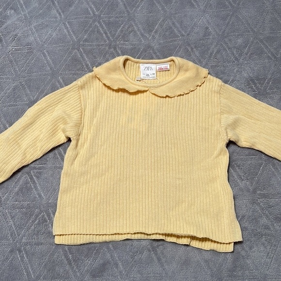 𝅺RUFFLED RIBBED SHIRT - Picture 3 of 3